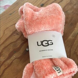 UGG Women's Coral Fuzzy Socks